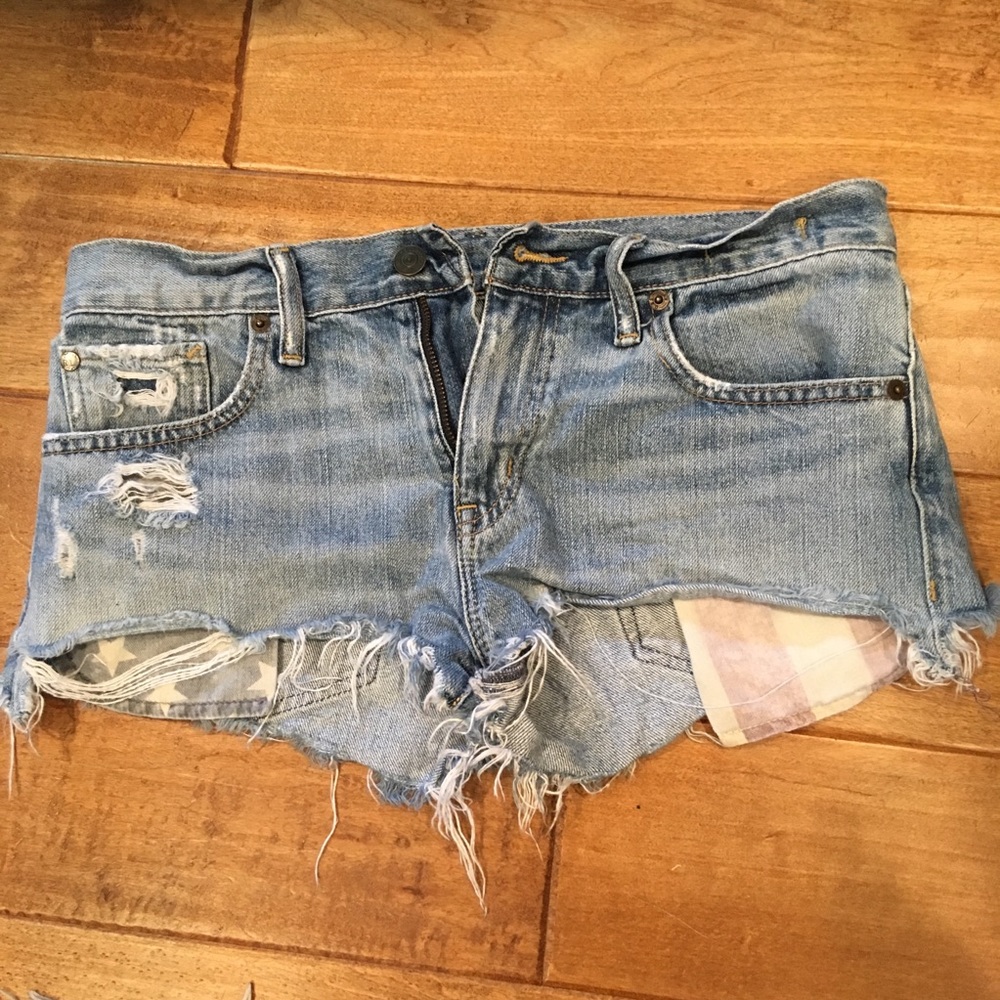 Ralph Lauren Boyfriend Cut-Off Jean Shorts